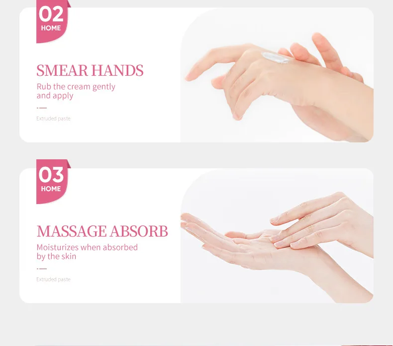 SADOER Avocado Hand Cream Application and Absorption Scene: Soft, Moisturizing, Refreshing Skincare Experience for Hand Skin