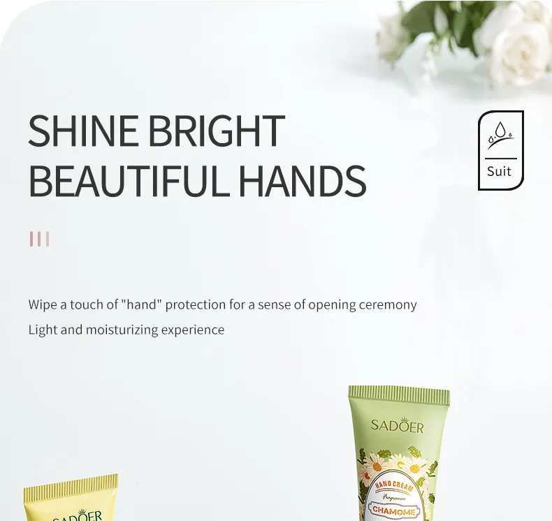 SADOER Avocado Hand Cream Usage Scene Picture, Daily Hand Care Moisturizing