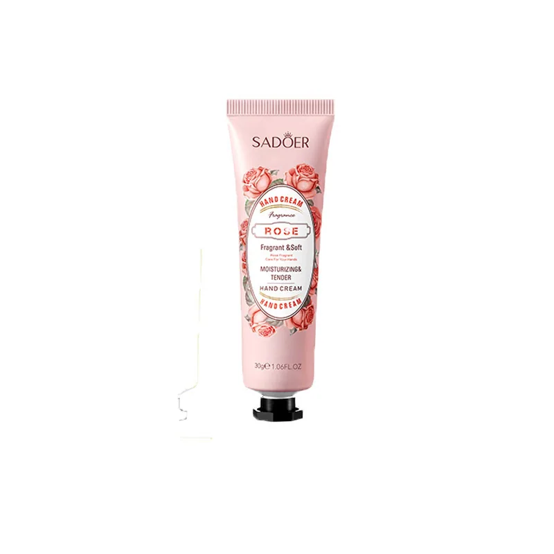 SADOER Avocado Hand Cream White Tube Front Appearance Display, Moisturizing and Softening, Non greasy