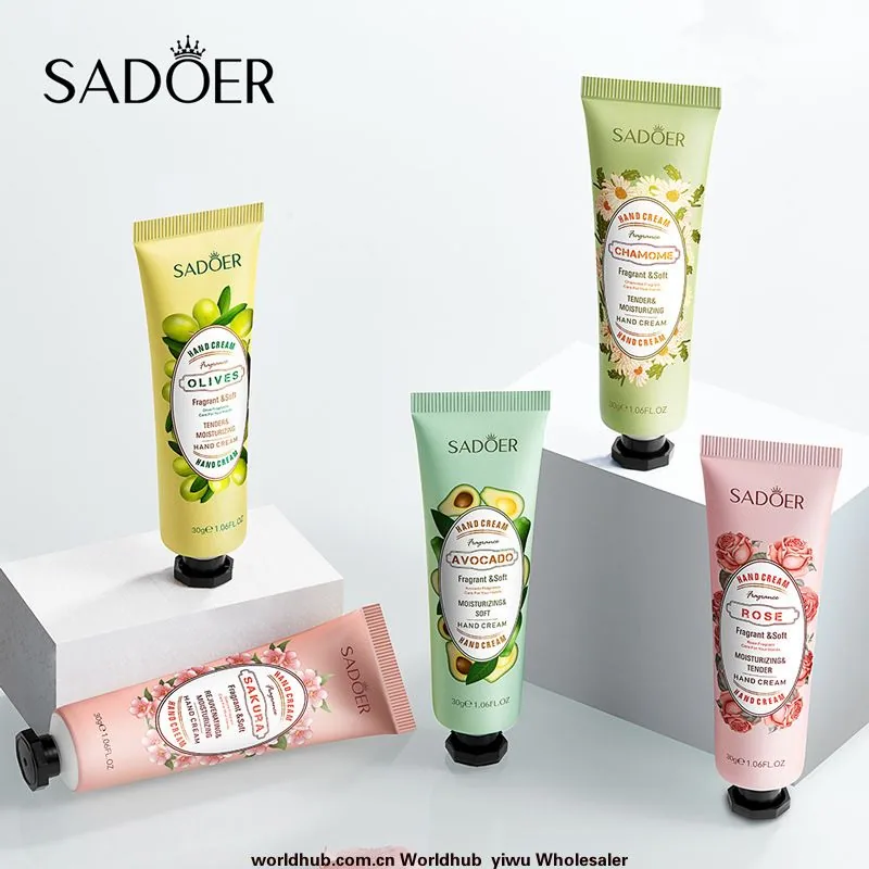 SADOER Avocado Moisturizing and Softening Hand Cream is refreshing and non-greasy hand skincare products and skincare products a