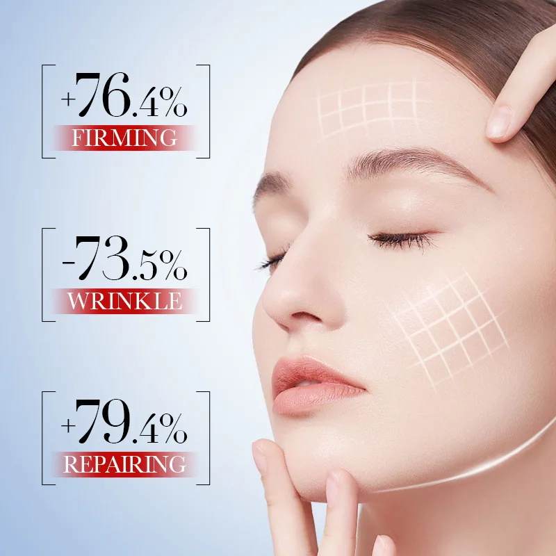SADOER Snail Collagen Firming Anti Wrinkle Skin Care Set Product Size and Capacity Label facial mask Specification