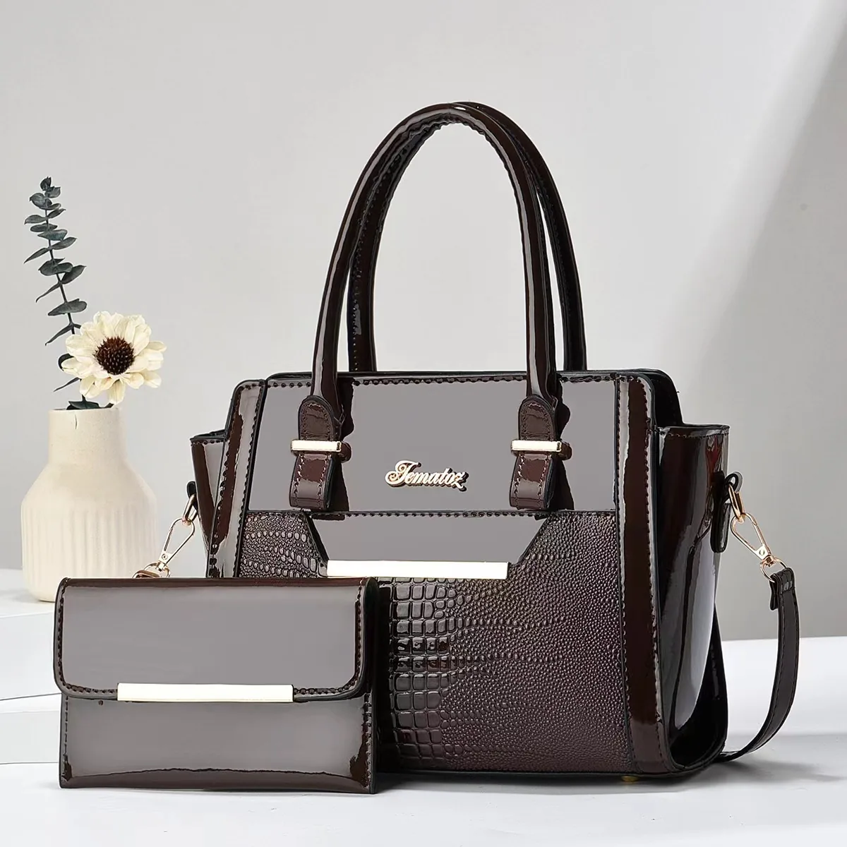 Womens Bag, Large Capacity Handbag, Womens Bag, New Ladys Bag, Textured One-Shoulder, Big Bag, Mom Bag 5