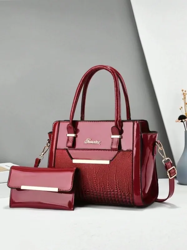 Womens Bag, Large Capacity Handbag, Womens Bag, New Ladys Bag, Textured One-Shoulder, Big Bag, Mom Bag 3
