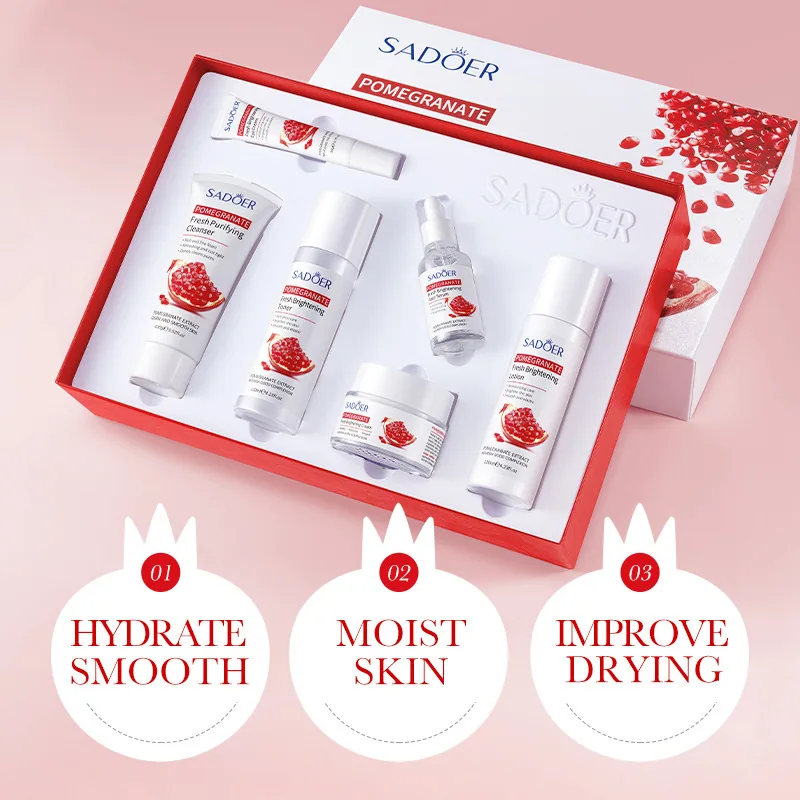 SADOER Pomegranate Cleansing Milk Close up Gentle Cleaning, Hydrating, Moisturizing Cross border Skincare Products