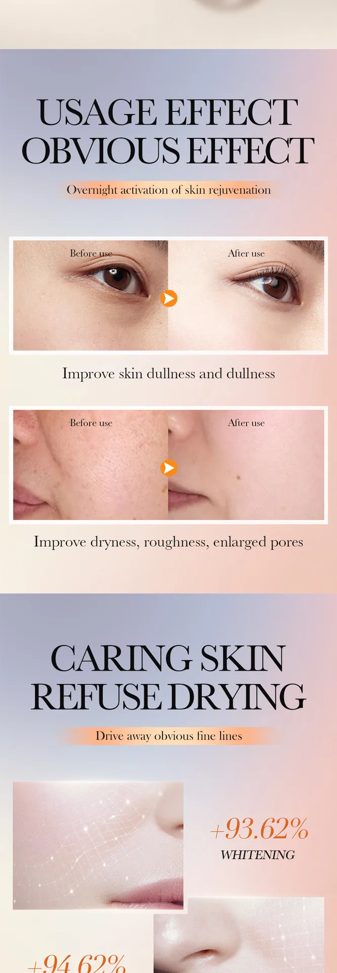 SADOER Five-Dimensional C Whitening and Brightening Facial Mask, multiple styles and colors available, foreign trade wholesal