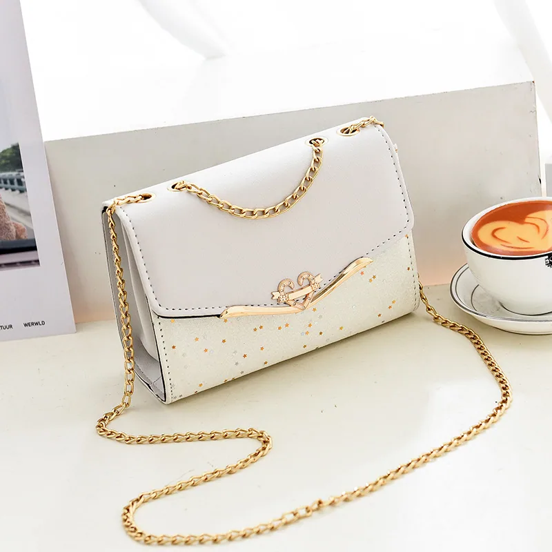 Bag womens new womens bag shoulder crossbody bag sequins fashion bag korean version womens shoulder bag mobile phone bag coin pu 8