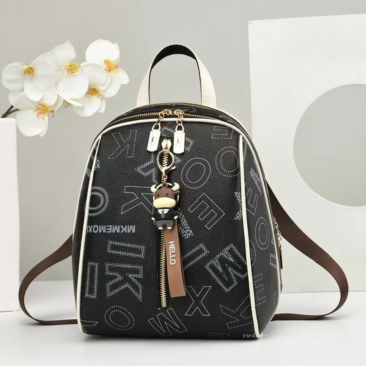 Backpack Womens 2024 New Summer Versatile Womens Casual Bag Bag Large Capacity Commuter Travel Fashion Backpack Womens Bag 7