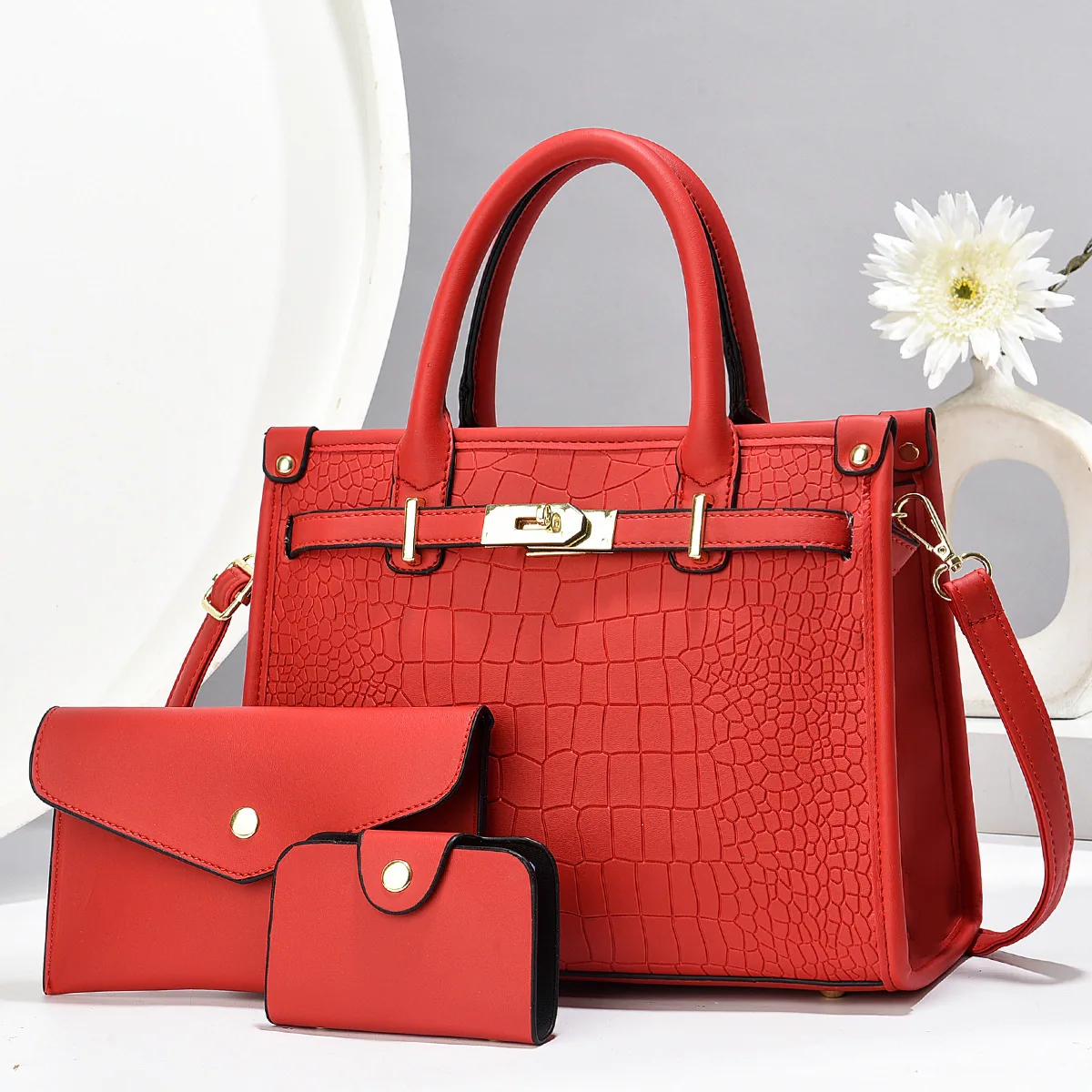 Handbag Explosive One-Shoulder Crossbody Bag Tide 2024 New Womens Crossbody Bag Fashionable Atmosphere Mom Bag Simple 2