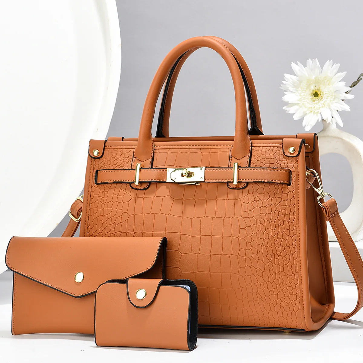 Handbag Explosive One-Shoulder Crossbody Bag Tide 2024 New Womens Crossbody Bag Fashionable Atmosphere Mom Bag Simple 5