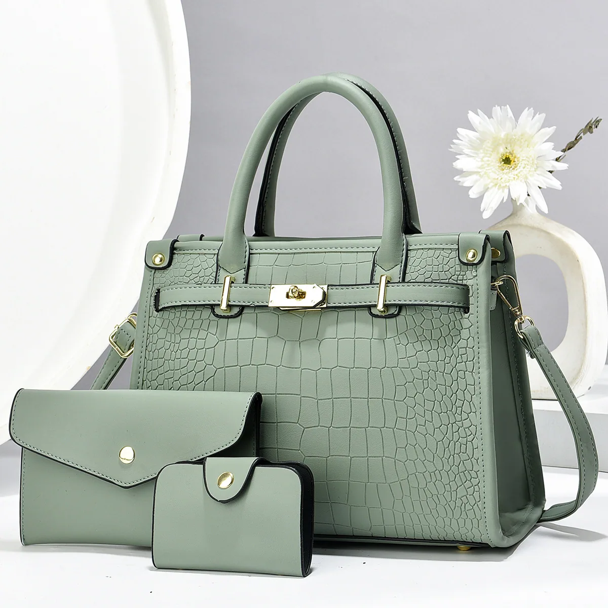 Handbag Explosive One-Shoulder Crossbody Bag Tide 2024 New Womens Crossbody Bag Fashionable Atmosphere Mom Bag Simple 4