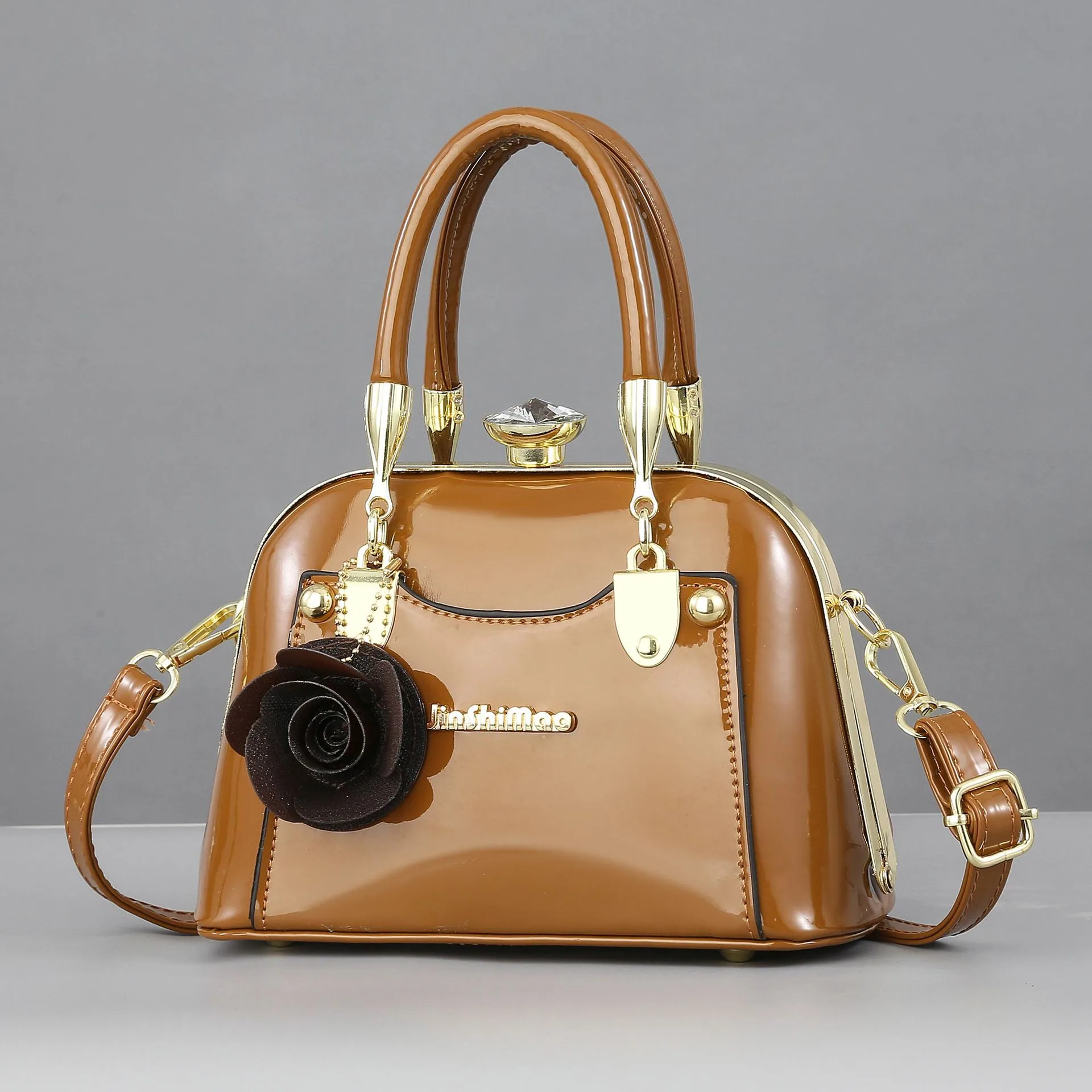 Taizhou womens bag trend, steel frame shell mini bag, crossbody bag, tide shoulder bag, cross-border style, factory direct sales 13