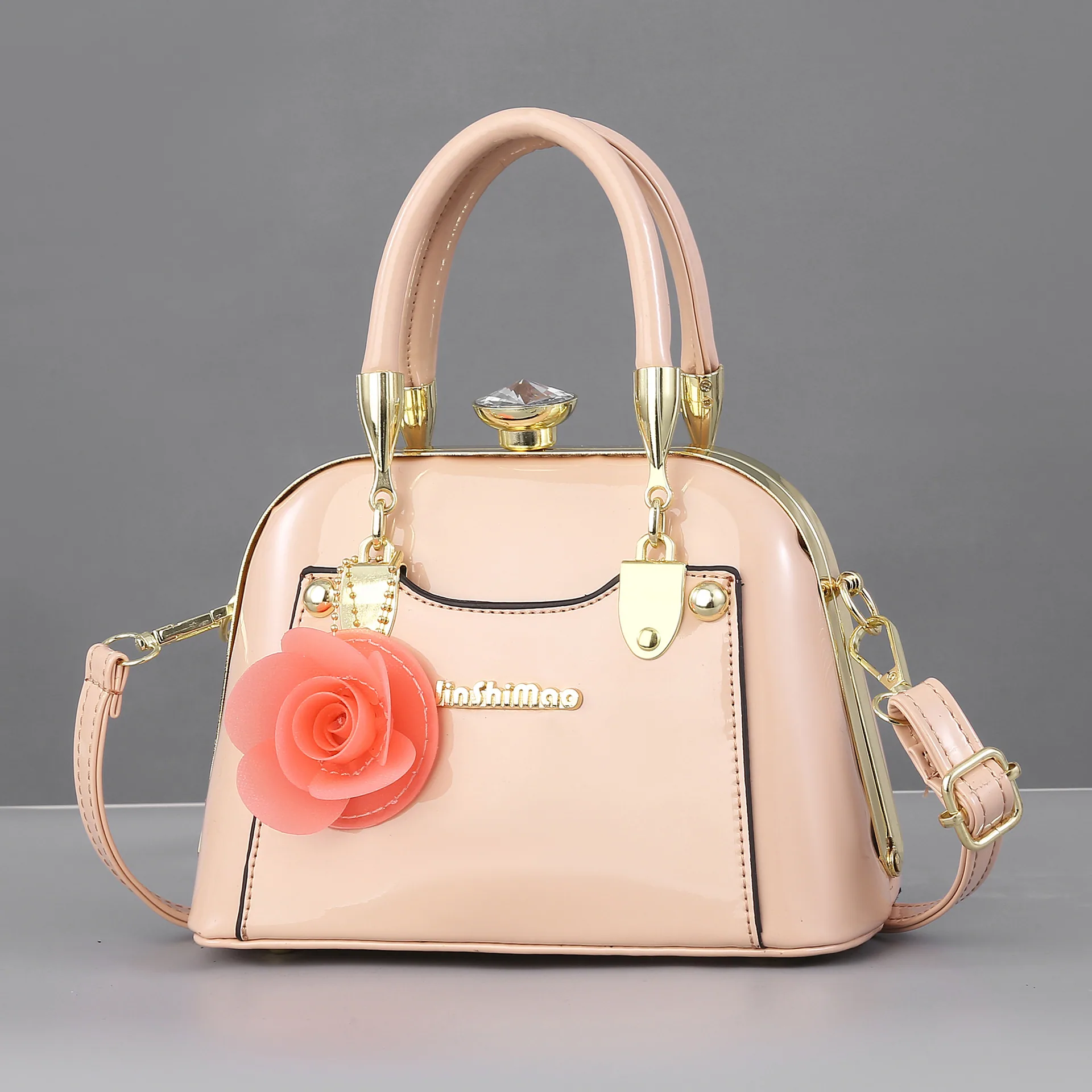 Taizhou womens bag trend, steel frame shell mini bag, crossbody bag, tide shoulder bag, cross-border style, factory direct sales 17