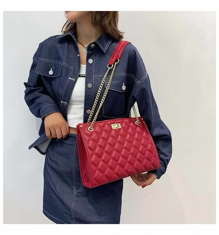 Red Wedding Bag 2024 New Womens Bag Large Capacity Tote Bag Wedding Wedding Bag Female Bridal Bag 7