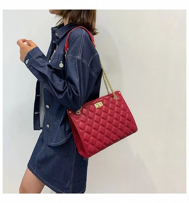 Red Wedding Bag 2024 New Womens Bag Large Capacity Tote Bag Wedding Wedding Bag Female Bridal Bag 8