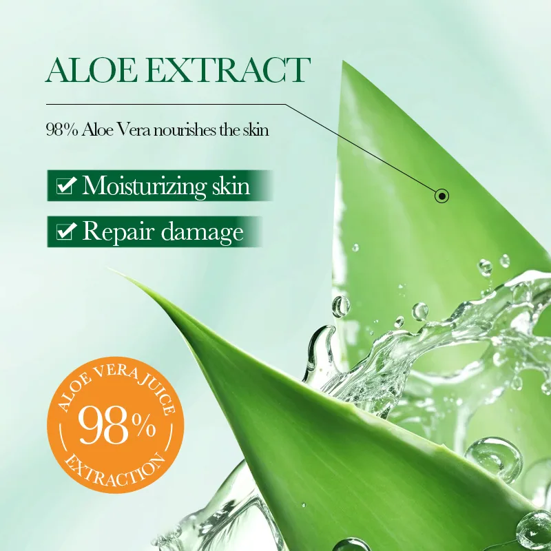 SADOER Aloe Freeze-Dried Powder Set size specification diagram, showing the dimensions of a single mask product for easy cros