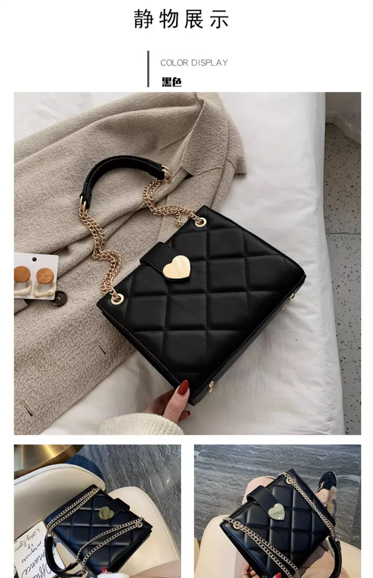 Niche red bridal bag womens 2024 new fashion texture womens bag retro shoulder bag versatile crossbody wedding bag 27