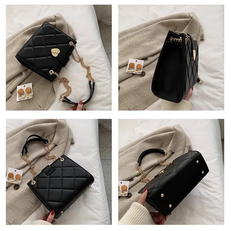Niche red bridal bag womens 2024 new fashion texture womens bag retro shoulder bag versatile crossbody wedding bag 25