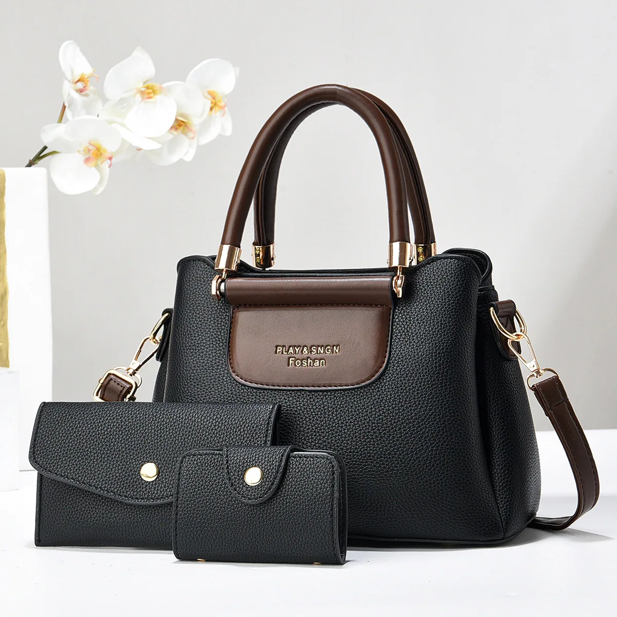 Bolso de mujer, bolso de mano de gran capacidad, bolso de mujer, nuevo bolso de dama, texturizado de un hombro, bolso grande, bolso de mamá