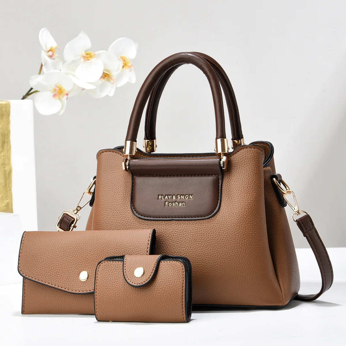 Womens Bag, Large Capacity Handbag, Womens Bag, New Ladys Bag, Textured One-Shoulder, Big Bag, Mom Bag 2