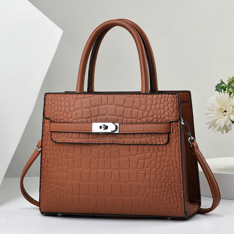 Womens Bag, Large Capacity Handbag, Womens Bag, New Ladys Bag, Textured One-Shoulder, Big Bag, Mom Bag 5