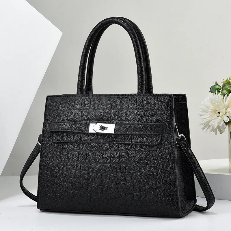 Womens Bag, Large Capacity Handbag, Womens Bag, New Ladys Bag, Textured One-Shoulder, Big Bag, Mom Bag 2
