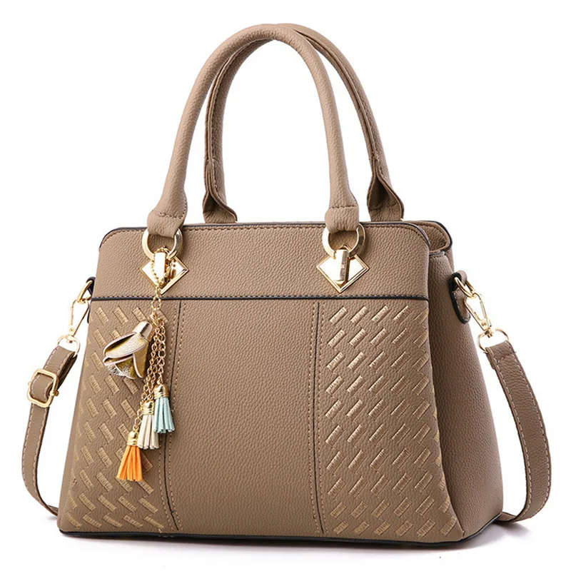 Womens Bag Wholesale 2024 Autumn Winter New Womens Handbag Large Capacity Middle-aged Mom Bag One Shoulder Crossbody Bag Tide 4