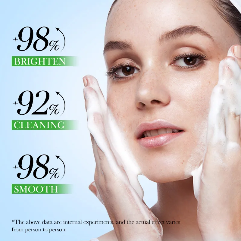 SADOER cucumber amino acid cleansing mousse usage scenario diagram, daily cleansing care, cross-border e-commerce wholesale