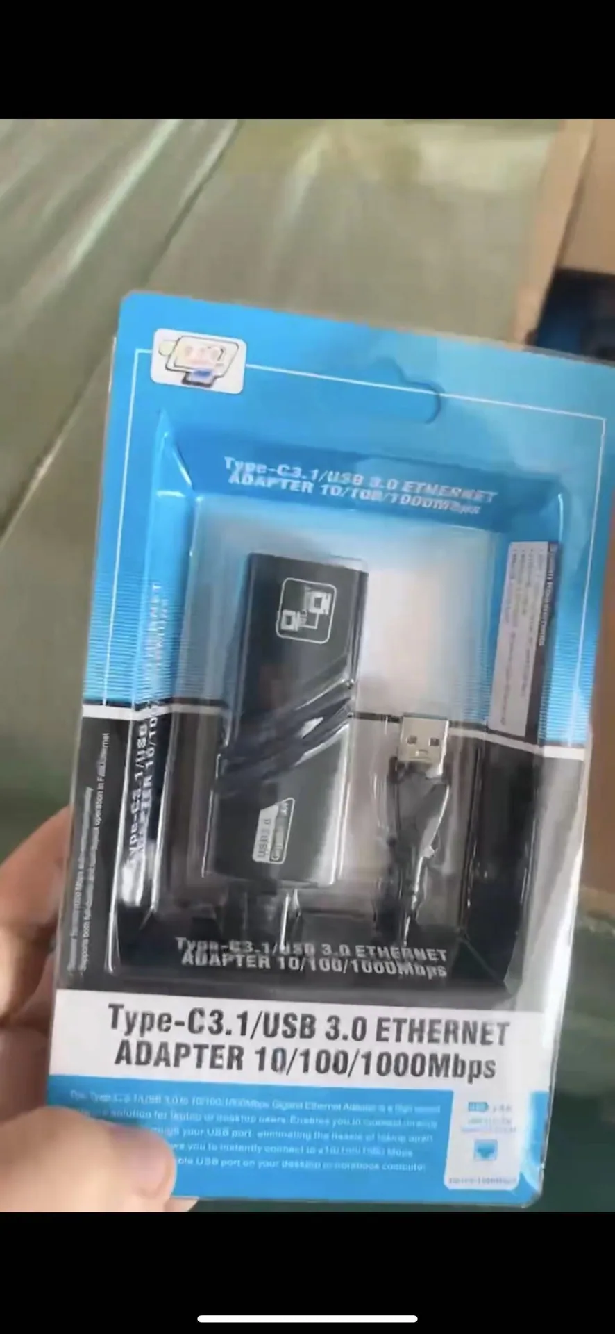 USB 3.0 to Ethernet interface Gigabit Ethernet port converter to computer wired network card RJ45 adapter switch 2