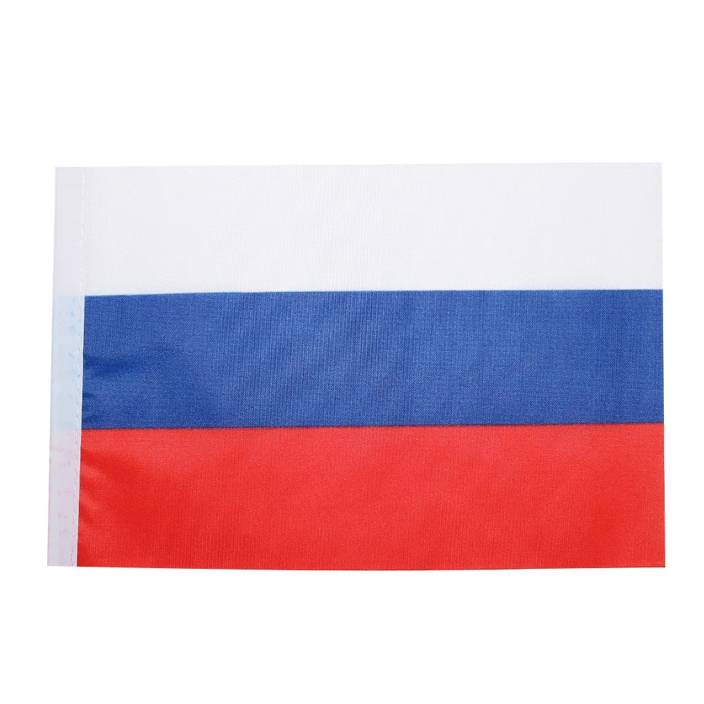 14 * 21Cm Russian small flag polyester flag manufacturer Russian hand-waving flag spot wholesale including rod - Flags, Banners & Accessories 2