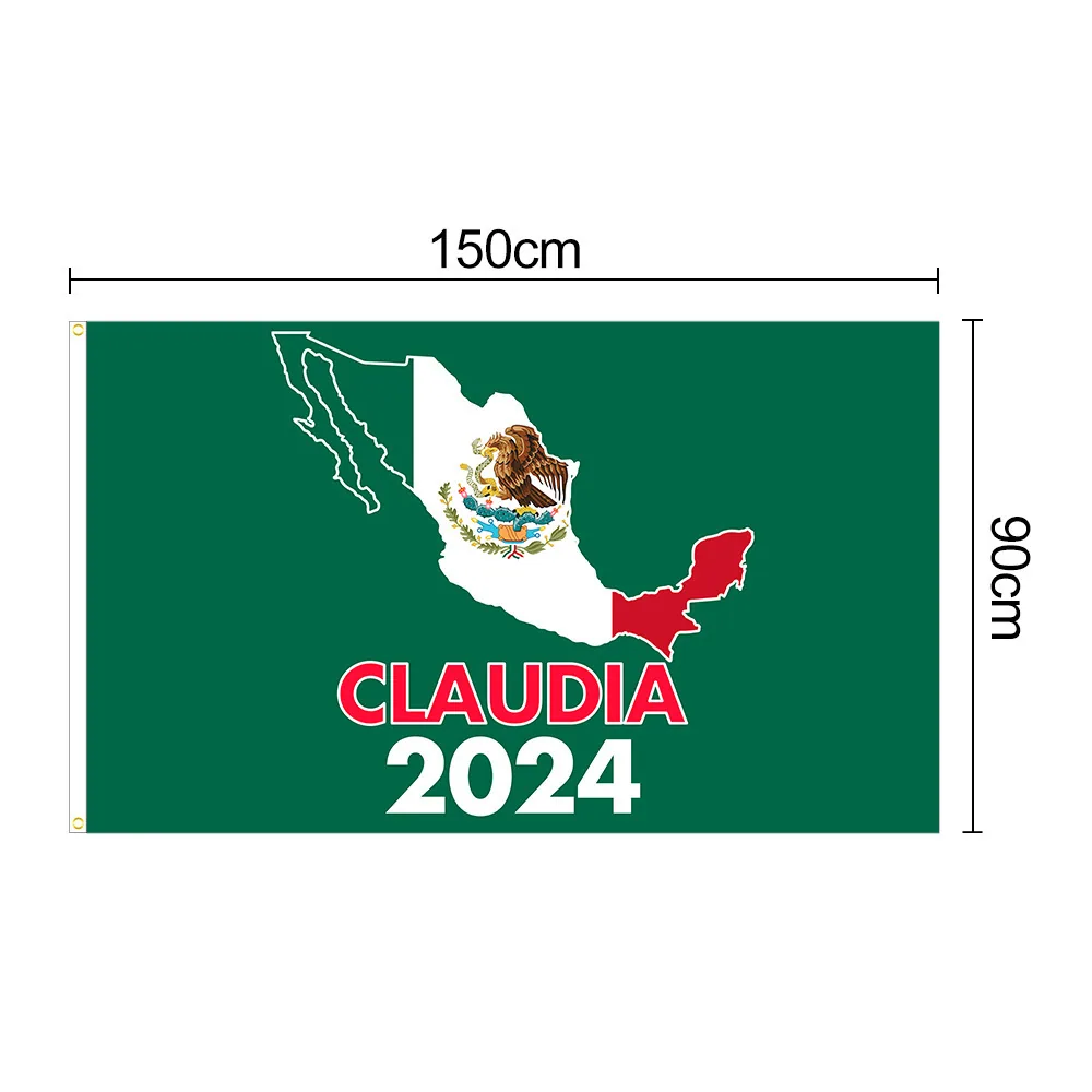 Mexican presidential election flag 2024 female candidate election flag 3 * 5FT Mexican election flag - Flags, Banners & Accessories 7