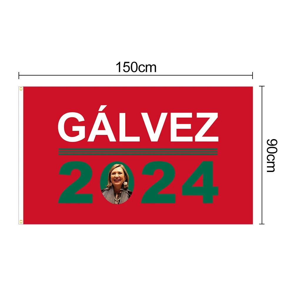 Mexican presidential election flag 2024 female candidate election flag 3 * 5FT Mexican election flag - Flags, Banners & Accessories 8