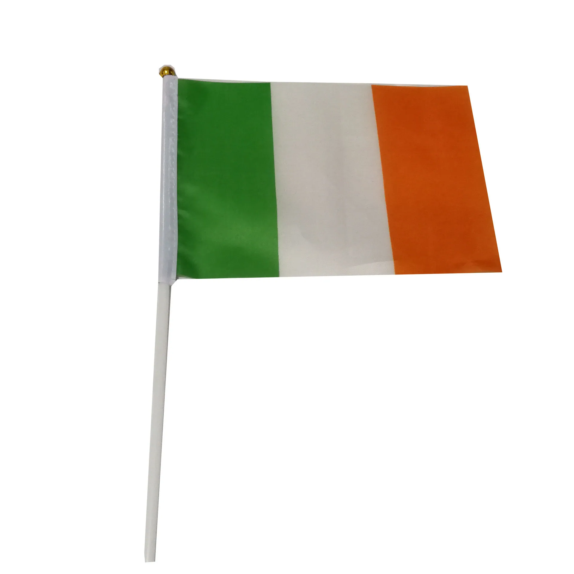 No. 8 Irish flag 14 * 21cm polyester flag manufacturer Ireland hand-cranked flag spot wholesale including rod - Flags, Banners & Accessories 4