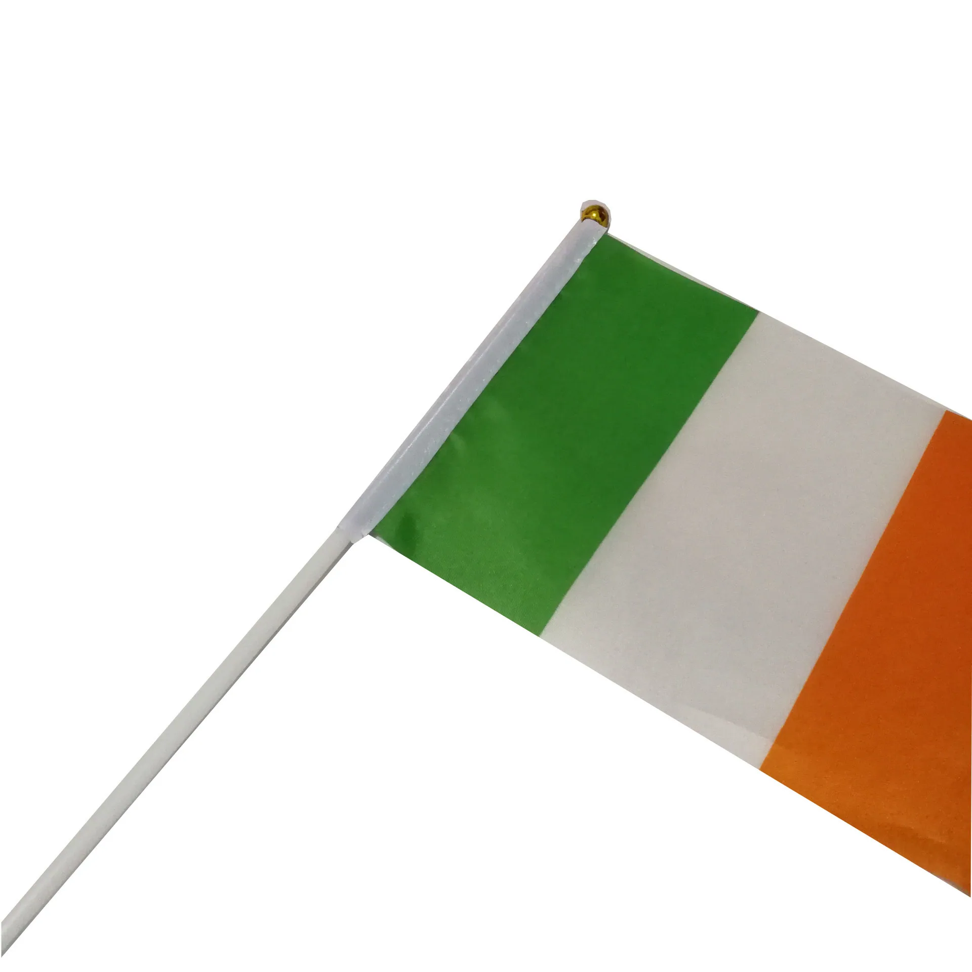 No. 8 Irish flag 14 * 21cm polyester flag manufacturer Ireland hand-cranked flag spot wholesale including rod - Flags, Banners & Accessories 5
