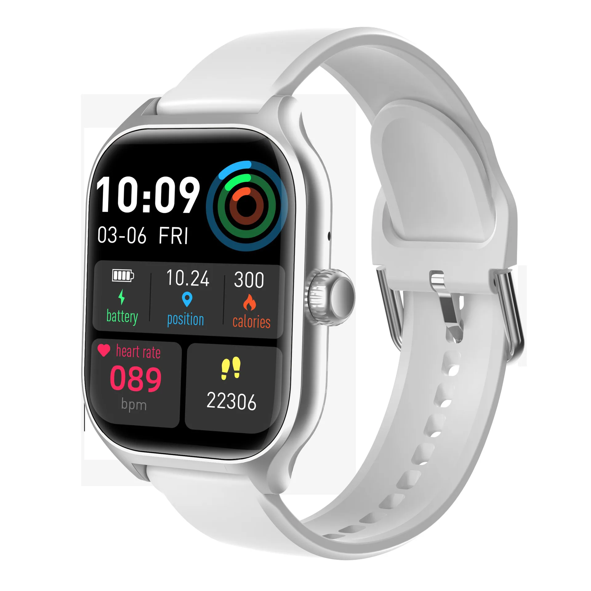 Sports smart watch J10 mens and womens heart rate multi-function bracelet student electronic watch for Android ios - Bracelets & Bangles 3