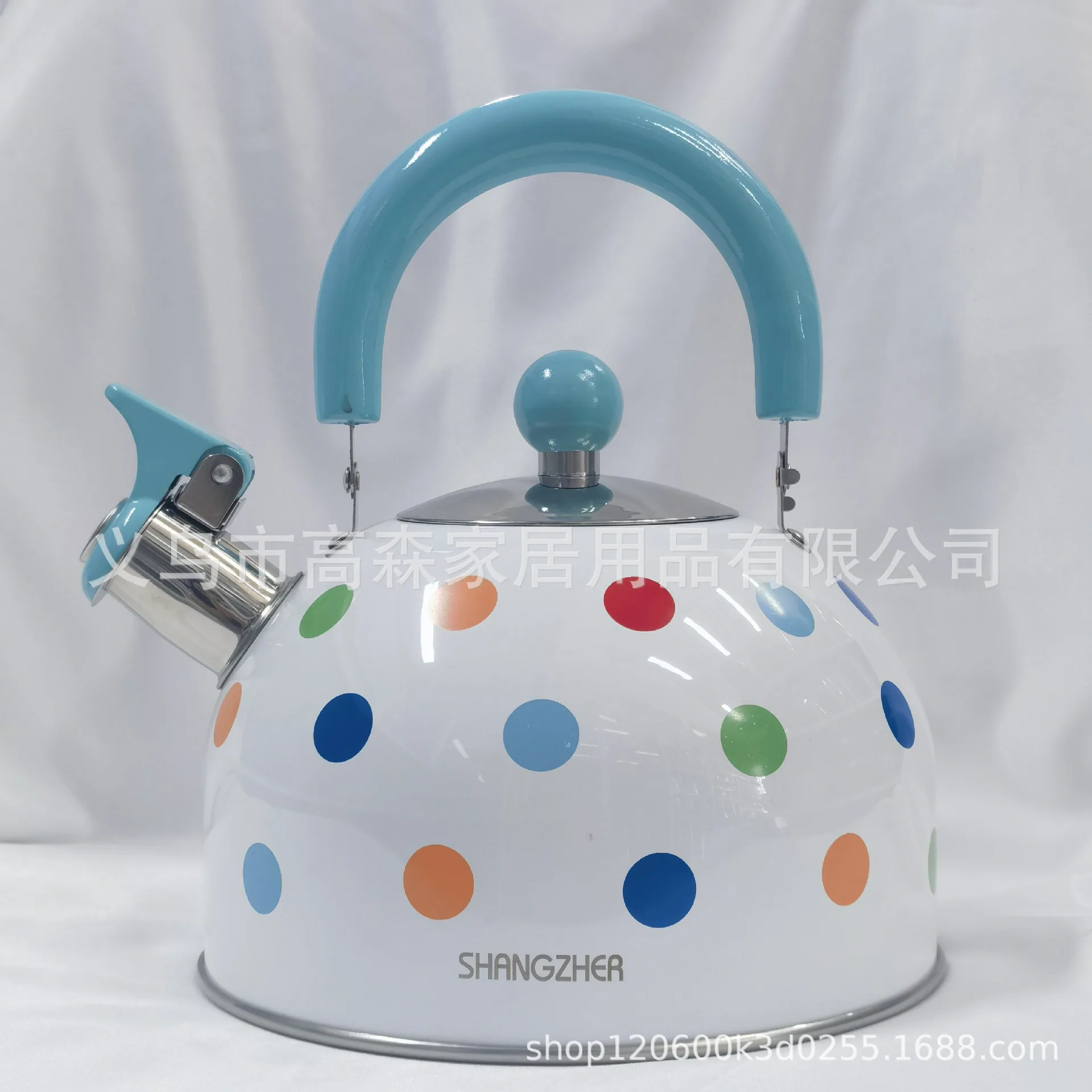 Stainless steel gas kettle Thickened bottom whistle kettle 2.5L gas induction cooker can be used to boil the kettle