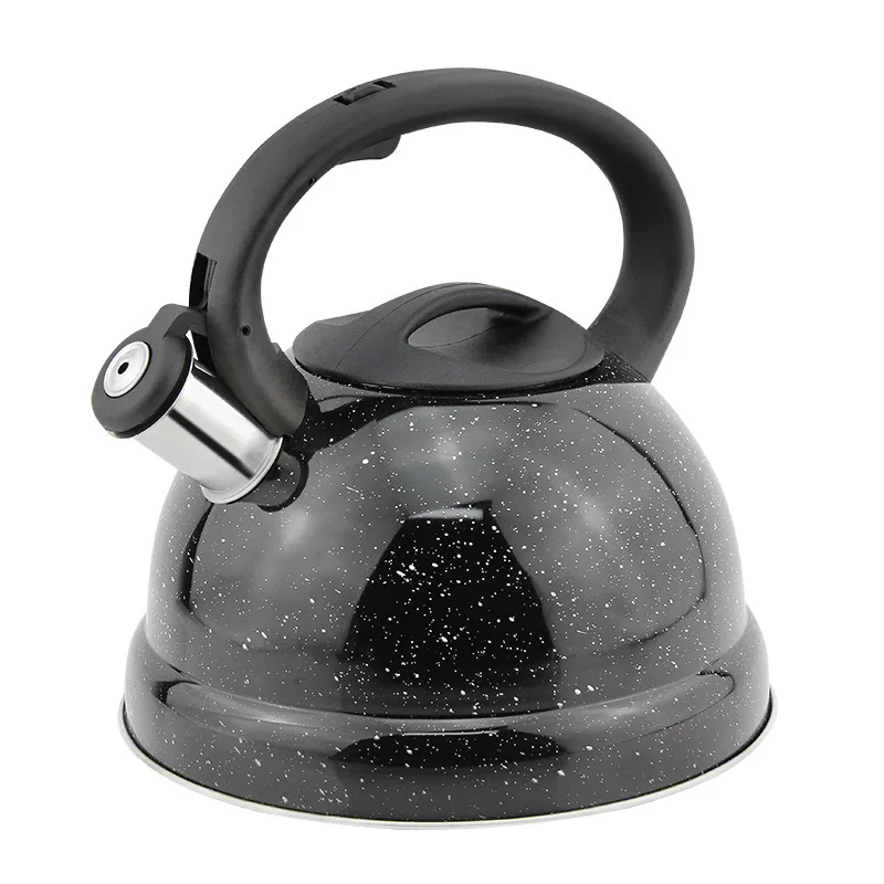 Factory wholesale new sprinkle point stainless steel whistle kettle 3L large capacity gas stove induction cooker universal 2