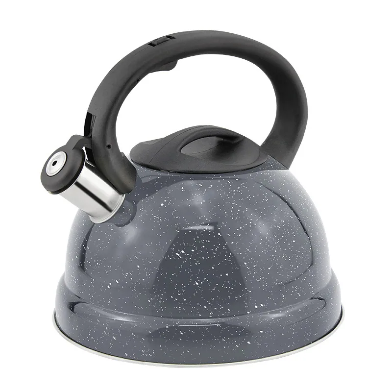 Factory wholesale new sprinkle point stainless steel whistle kettle 3L large capacity gas stove induction cooker universal 3
