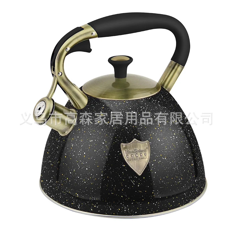 304 حفاظ استیل ضد زنگ خانگی زنگ کتری ته اجاق گاز گاز جهانی نقطه ای آب جوش سوت 3