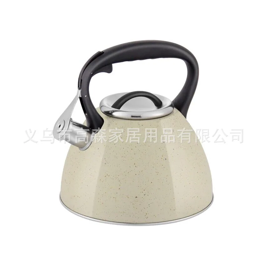 Stainless steel gas kettle Thickened bottom whistle kettle 3L gas induction cooker can be used to boil the kettle 3