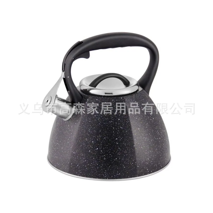 Stainless steel gas kettle Thickened bottom whistle kettle 3L gas induction cooker can be used to boil the kettle