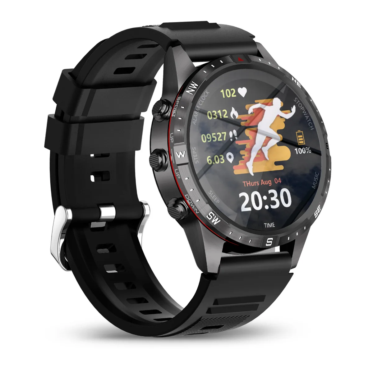 smart watch blood oxygen monitoring sports multi-function waterproof watch cross-border popular sports watch S45