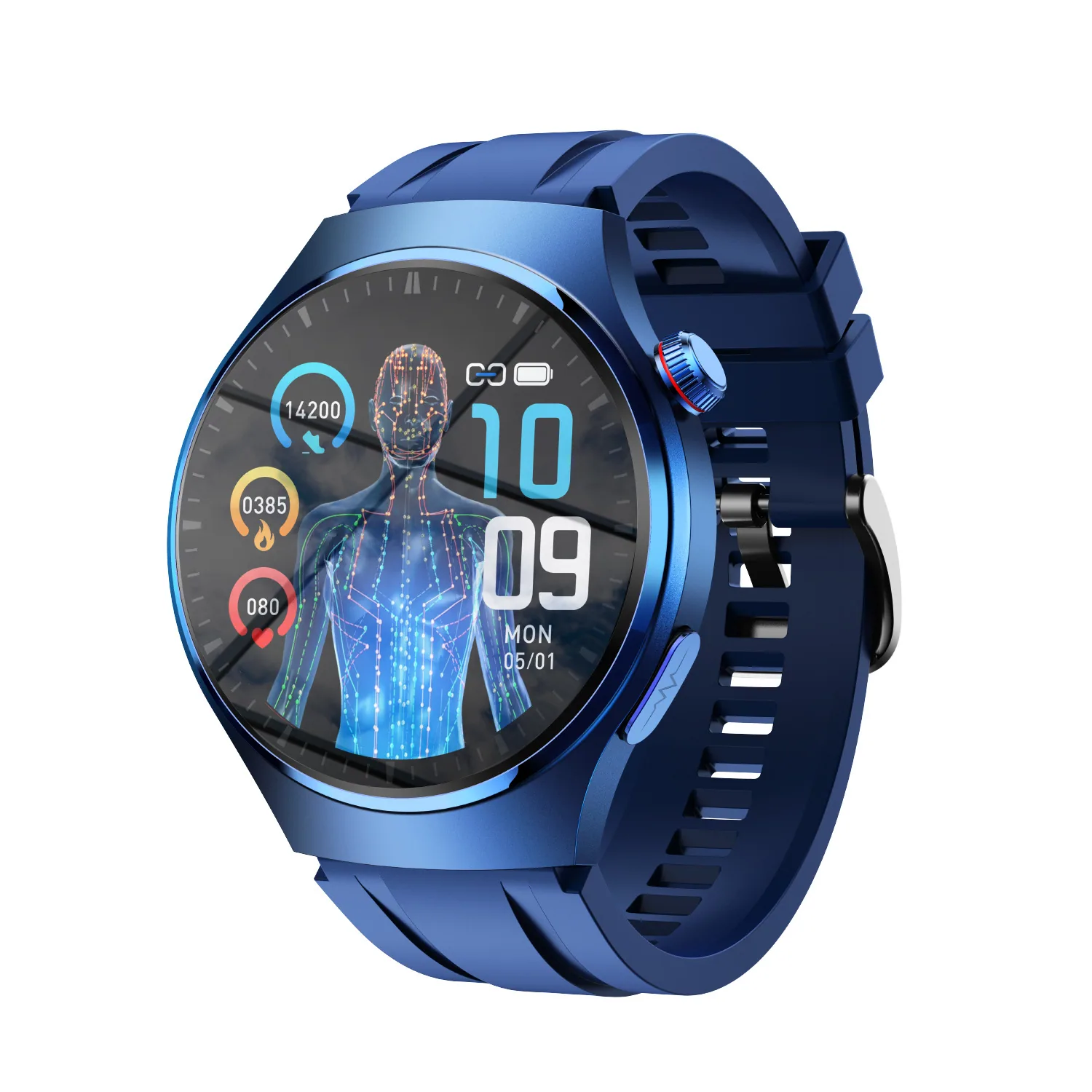 Hot-selling AMOLED high definition color screen S200 smart watch ECG non-invasive blood sugar temperature monitoring health watc 3