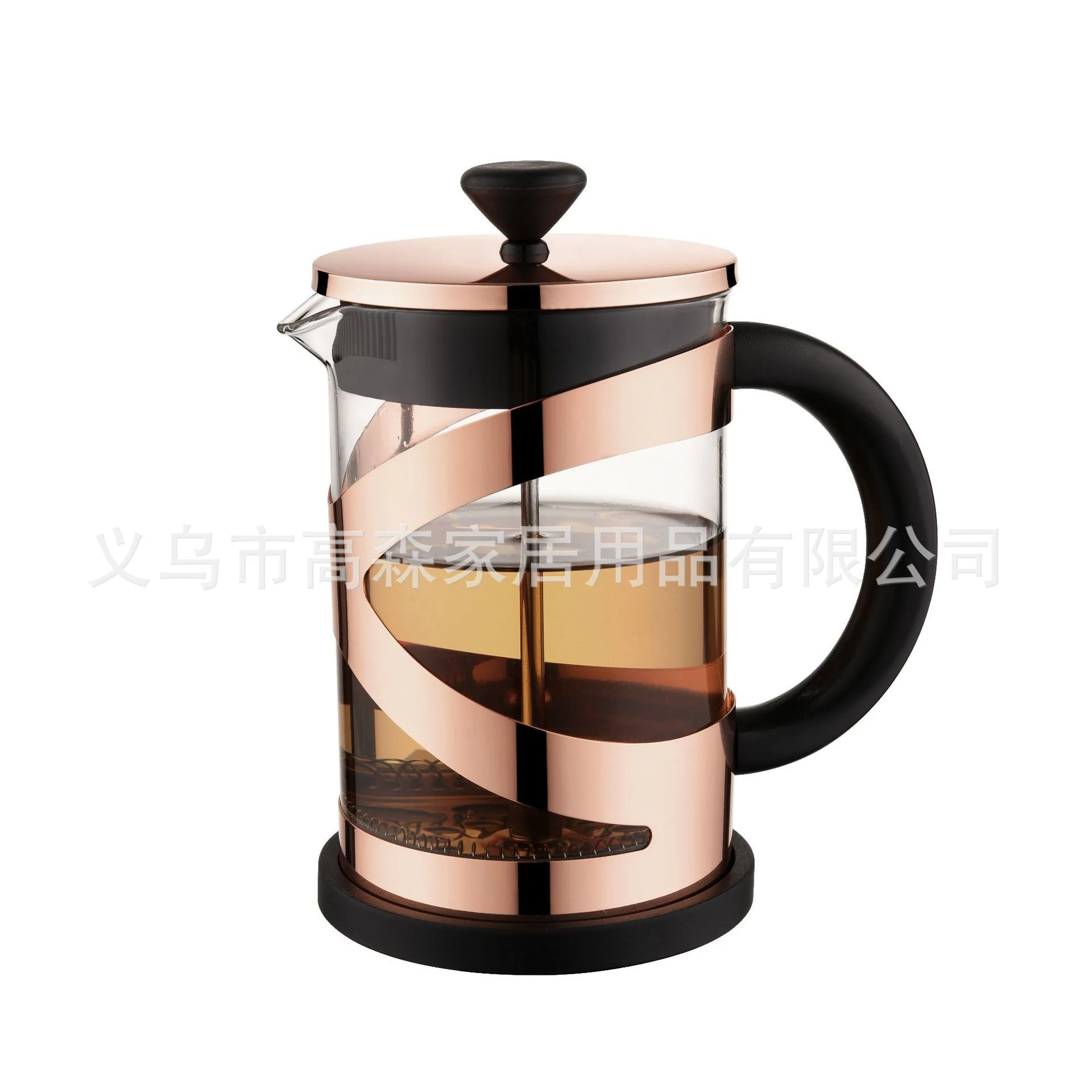 Stainless steel 304 method press pot Hand punching press Filter pressing Coffee pot High borosilicate glass Household tea brewer 2