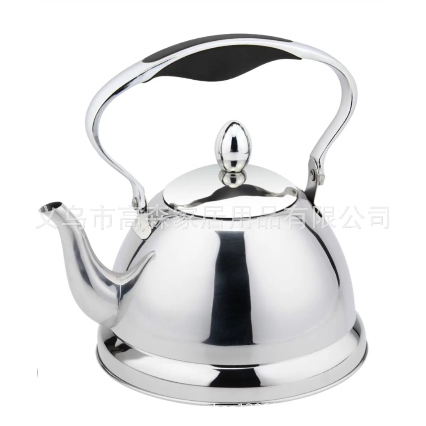 HausRoland stainless steel mirror light long pointed mouth coffee small teapot kettle thickened spot tea leak 1L 2