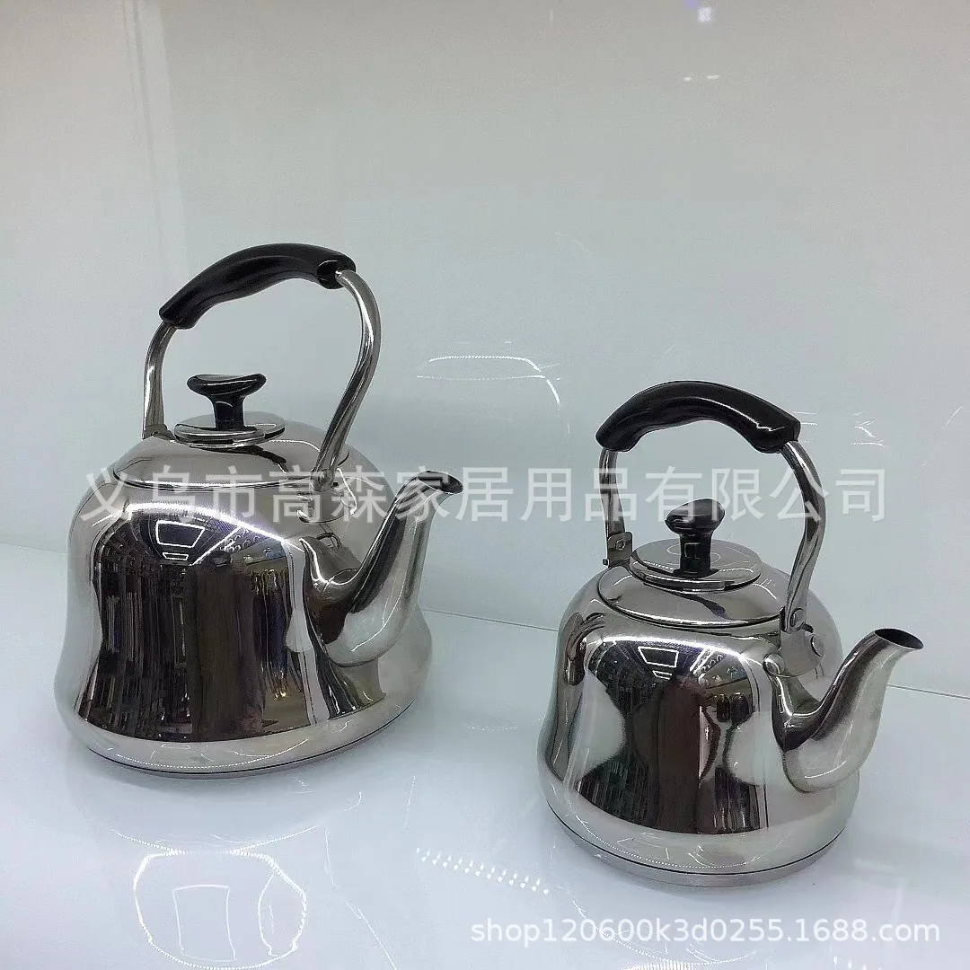 Spot 304 stainless steel household Zhongbao teapot gas induction cooker universal double bottom non-magnetic factory direct sale 5