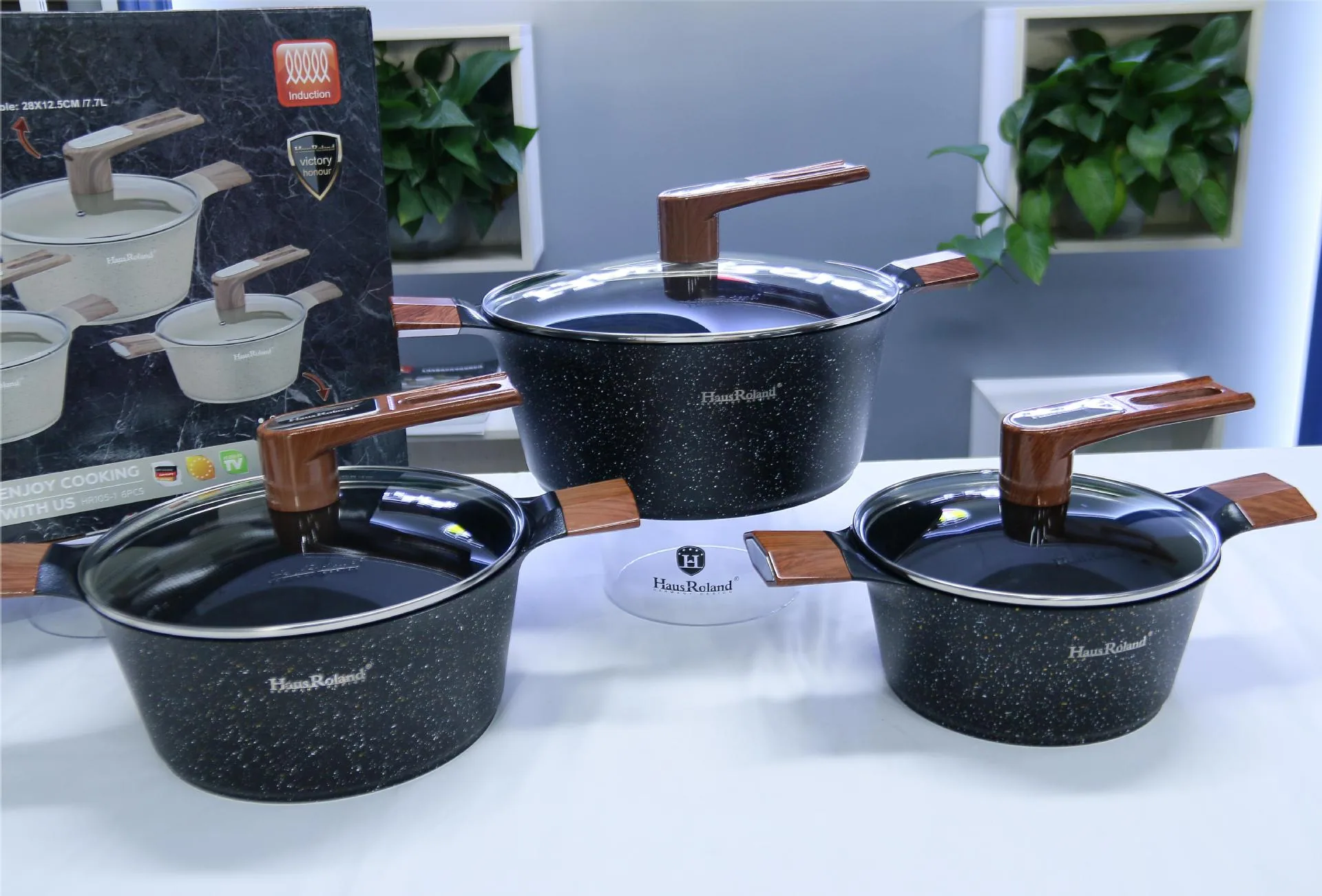 Maifanshi non-stick pan soup pot saucepan gift aluminum pot cover pot