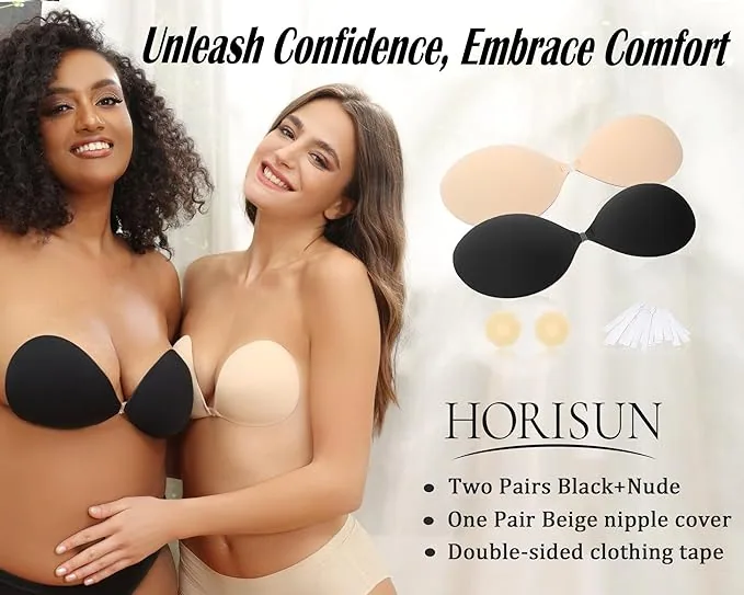 Invisible gathered chest patch size annotation 2 pairs of specifications suitable for women's daily wear of various cup sizes