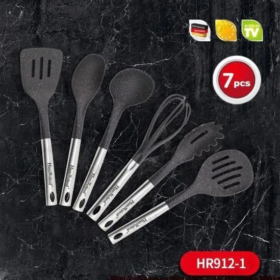 Non-stick pan, high temperature resistant nylon spatula, rice spoon, frying spatula, egg salvager, hedge spoon, kitchen tool