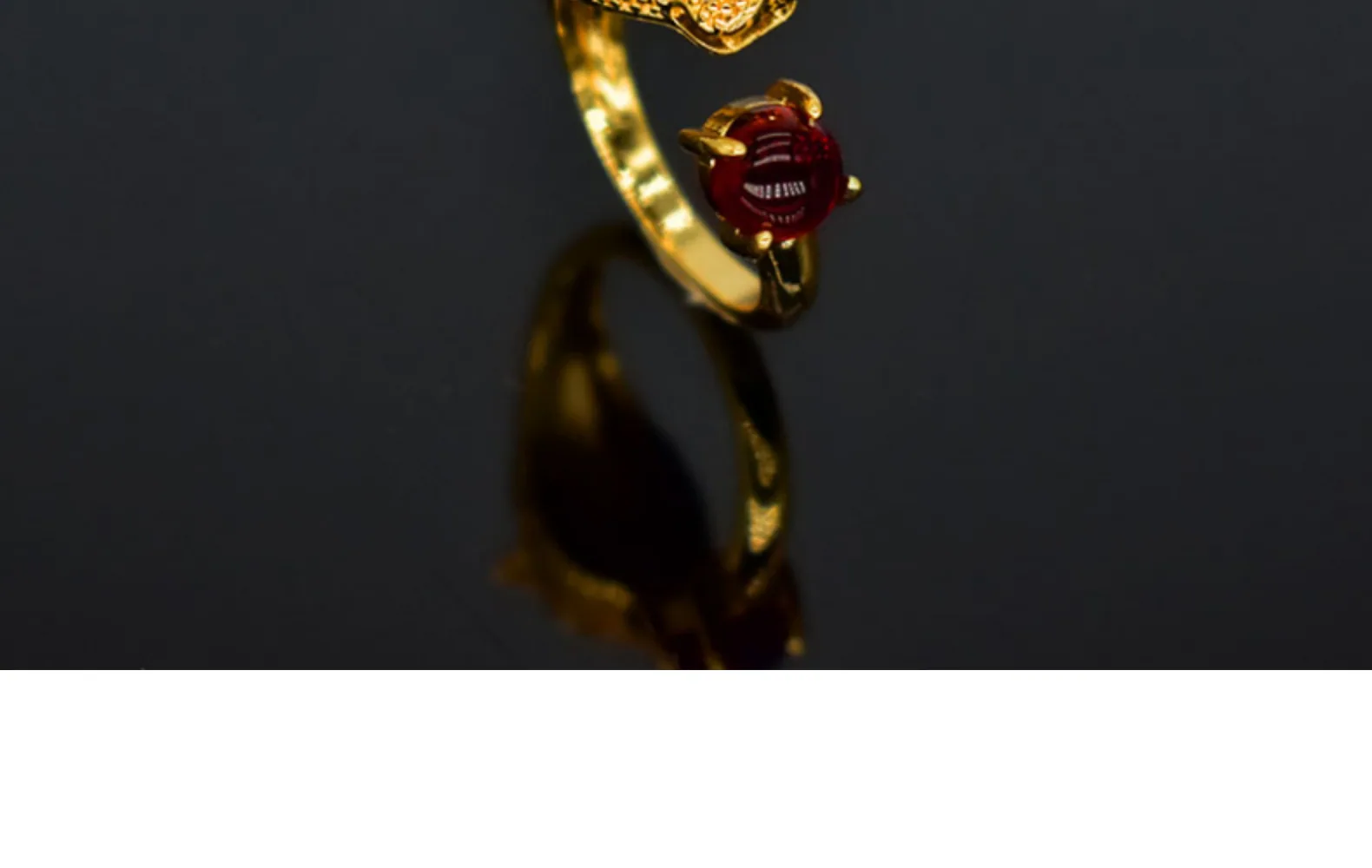 Cross-border hot-selling leopard head ring fashion trend atmosphere micro-inlaid zircon opening adjus ring summer explosion 10