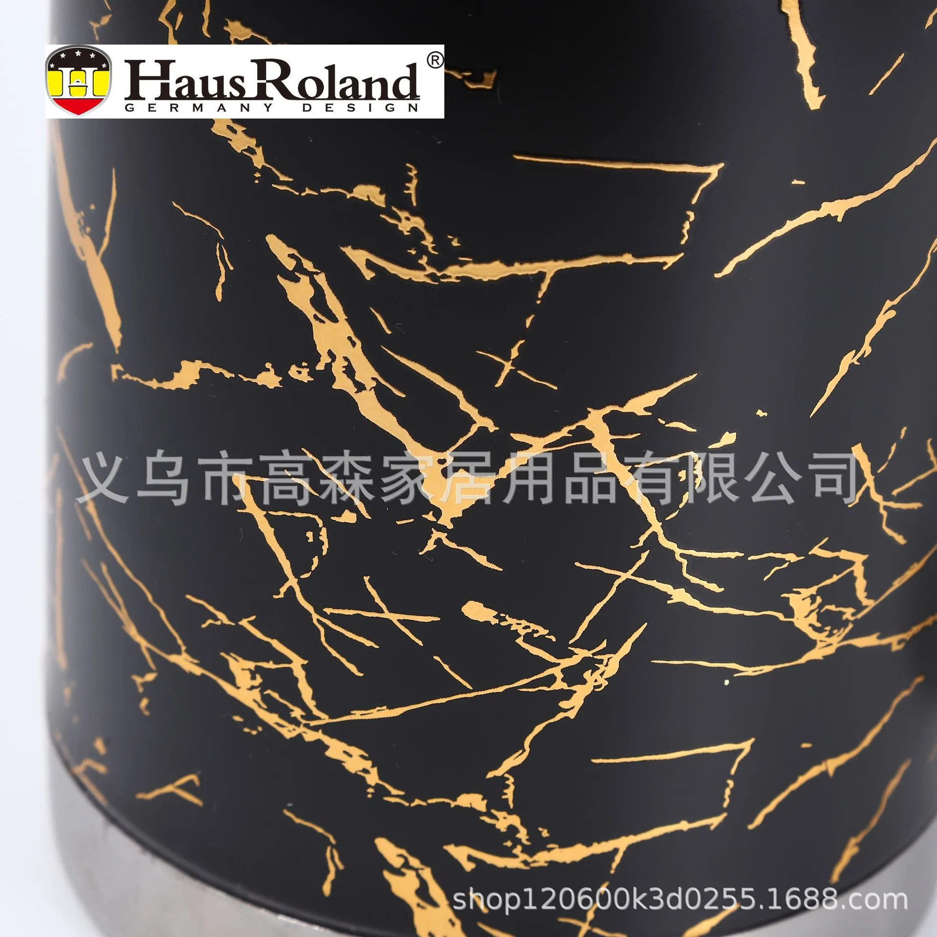 Household stainless steel 304 vacuum insulated bottle with gold plated Middle Eastern penguin press coffee bottle 2L in stock gi 6
